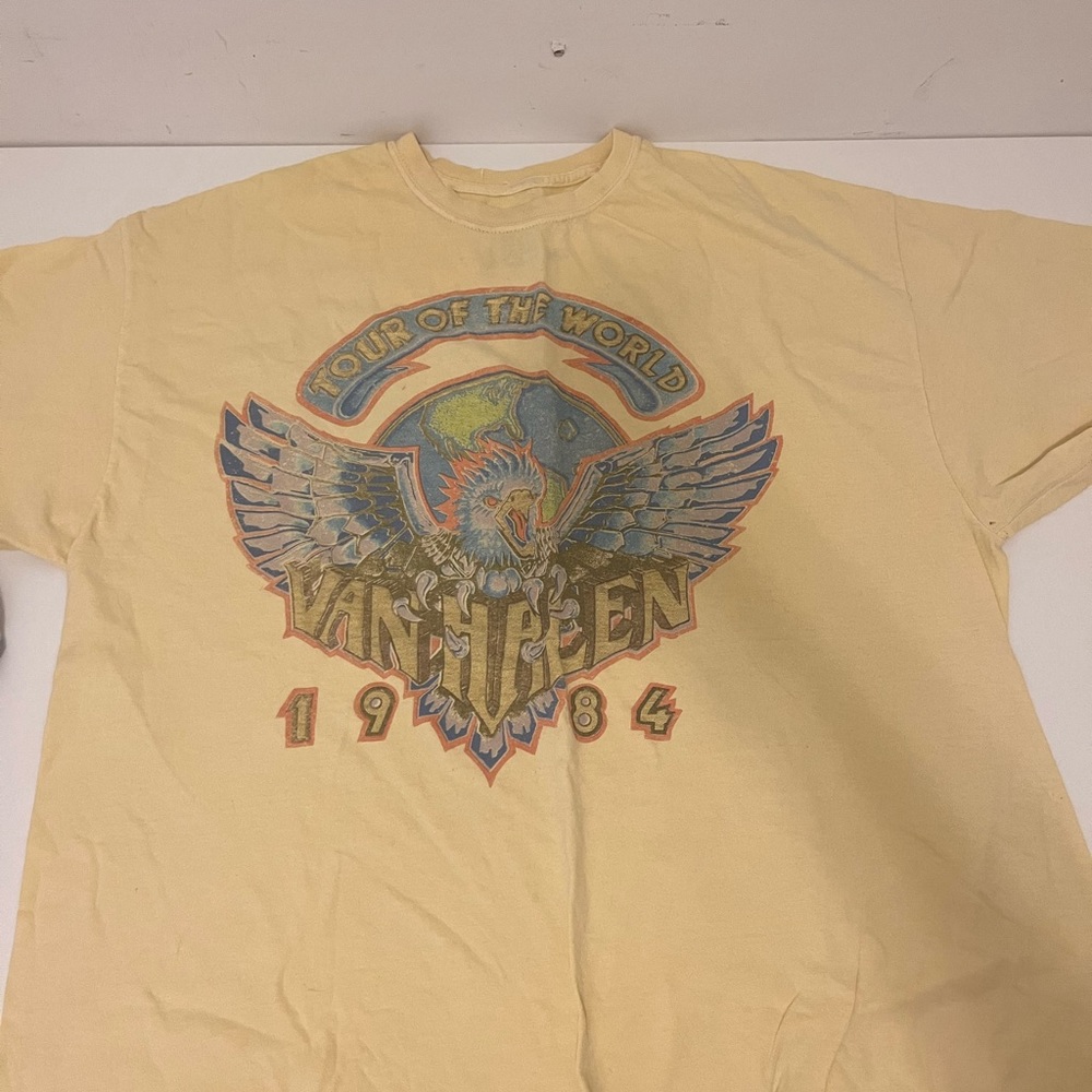 Urban Outfitters Van Halen 1984 Tour of the World t-shirt